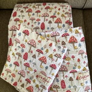 Cath Kidston Mushrooms 4 Piece Cotton Full Sheet Set